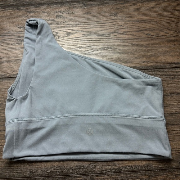 lululemon athletica Gray One-Shoulder Crop Top - Picture 4 of 4